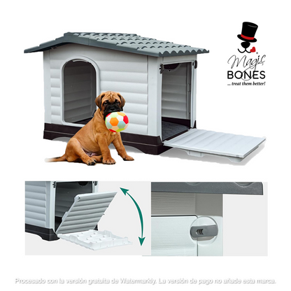 Casa Para Perro Raza Grande Térmica Interior/exterior 111 cm