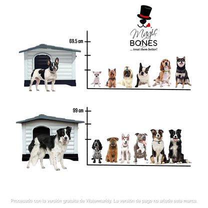 Casa Para Perro Raza Grande Térmica Interior/exterior 111 cm